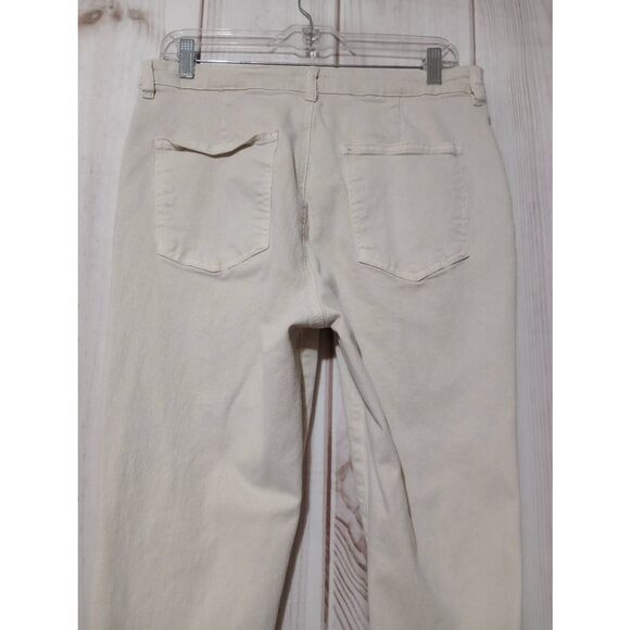 Kut From the Kloth Jeans Ladies 12‎ Ivory High Rise Mom - Picture 4 of 8